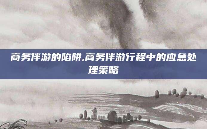 梅州商务伴游的陷阱,商务伴游行程中的应急处理策略